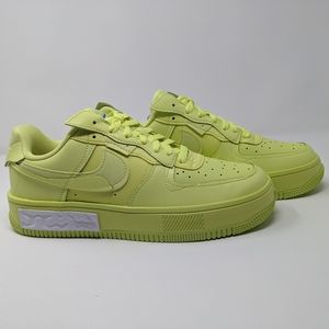 Nike Women's Air Force 1 Fontanka Yellow Strike with Nike React